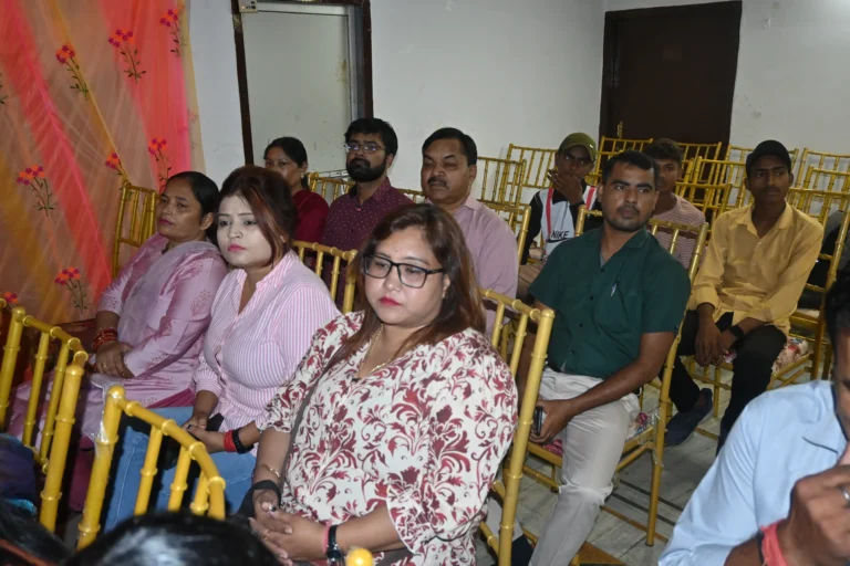 people listening to workshop