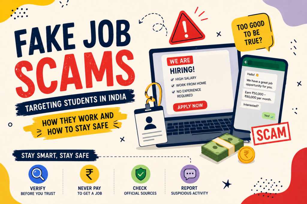 Fake Job Scams Targeting Students in India: How They Work and How to Stay Safe